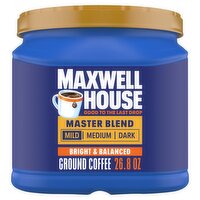 Maxwell House Master Blend Mild Ground Coffee, 26.8 oz
