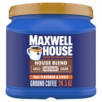 Maxwell House House Blend Medium Ground Coffee, 24.5 oz