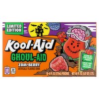 Kool-Aid Ghoul-Aid Zom-Berry Drink Limited Edition, 6 fl oz, 10 count