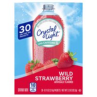 Crystal Light Wild Strawberry Drink Mix, 0.11 oz, 30 count