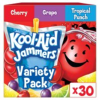 Kool-Aid Jammers Tropical Punch Flavored Drink, 6 fl oz, 10 count