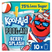Kool-Aid Pool-Aid Berry Splash Drink, 6 fl oz, 10 count
