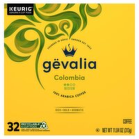 Gevalia Colombia Medium 100% Arabica Coffee K-Cup Pods, 32 ct Box