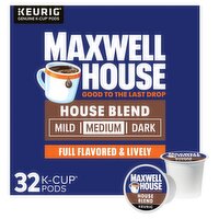 Maxwell House House Blend K-Cup Coffee Pods, 32 ct Box