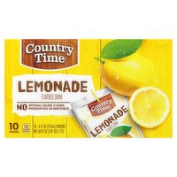 Country Time Lemonade Flavored Drink, 6 fl oz, 10 count, 60 Fluid ounce