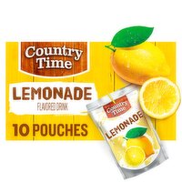 Country Time Lemonade Flavored Drink, 6 fl oz, 10 count
