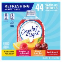 Crystal Light Refreshing Drink Mix Variety Pack, 44 count, 4.18 oz