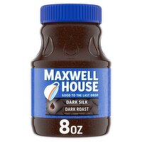 MAXWELL HOUSE Dark Silk Dark Roast Instant Coffee, 8 oz