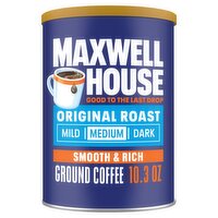 Maxwell House Original Roast Medium Ground Coffee, 10.3 oz