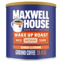 Maxwell House Medium Wake up Roast Ground Coffee, 28.4 oz