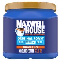 Maxwell House Original Roast Medium Ground Coffee, 27.5 oz