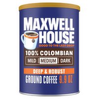 Maxwell House 100% Colombian Medium Ground Coffee, 9.9 oz