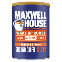 Maxwell House Wake Up Roast Medium Ground Coffee, 10.6 oz
