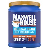 Maxwell House Medium Original Roast Ground Coffee, 38.2 oz