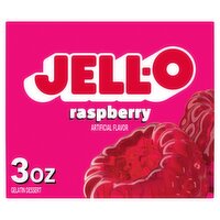 Jell-O Raspberry Gelatin Dessert, 3 oz