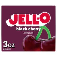 Jell-O Black Cherry Gelatin Dessert, 3 oz