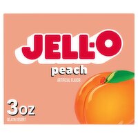 Jell-O Peach Gelatin Dessert, 3 oz