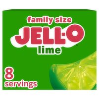 Jell-O Lime Gelatin Dessert Family Size, 6 oz