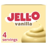 Jell-O Vanilla Instant Pudding & Pie Filling, 3.4 oz