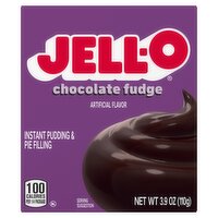 Jell-O Chocolate Fudge Instant Pudding & Pie Filling, 3.9 oz, 3.9 Ounce