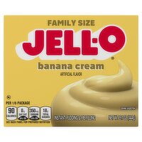 Jell-O Banana Cream Instant Pudding & Pie Filling Family Size, 5.1 oz, 5.1 Ounce