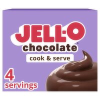  Jell-O Chocolate Flavor Cook & Serve Pudding & Pie Filling, 3.4 oz