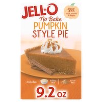 Jell-O No Bake Pumpkin Style Pie Dessert Kit, 9.2 oz