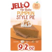 Jell-O No Bake Pumpkin Style Pie Dessert Kit, 9.2 oz