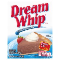 Dream Whip Whipped Topping Mix, 2 count, 2.6 oz