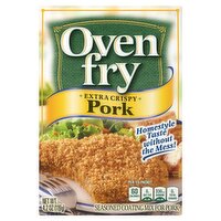 Oven Fry Extra Crispy Seasoned Coating Mix for Pork, 4.2 oz