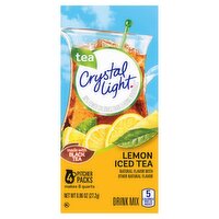 Crystal Light Lemon Iced Tea Drink Mix, 4 count, 0.96 oz, 0.96 Ounce