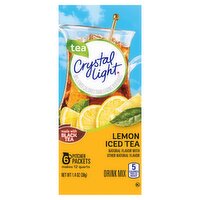 Crystal Light Lemon Iced Tea Drink Mix, 6 count, 1.4 oz