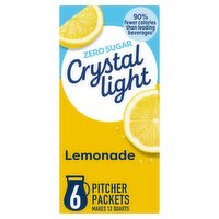Crystal Light Lemonade Drink Mix, 6 count, 3.2 oz