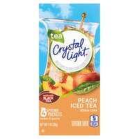 Crystal Light Peach Iced Tea Drink Mix, 4 count, 1 oz