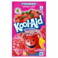 Kool-Aid Strawberry Unsweetened Drink Mix, 0.14 oz