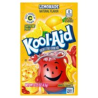 Kool-Aid Lemonade Unsweetened Drink Mix, 0.23 oz, 0.23 Ounce