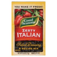 Good Seasons Zesty Italian Salad Dressing & Recipe Mix, 0.6 oz, 17 Gram