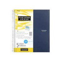 Five Star 5 Subject College Ruled Notebook