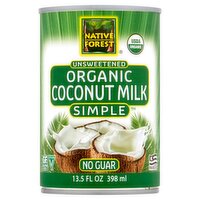 Native Forest Simple Unsweetened No Guar Organic Coconut Milk, 13.5 fl oz