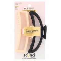 Conair Scünci Claw Clips, 2 count