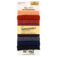Conair Scünci No Damage Ponytailers, 8 count