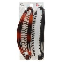 Conair Scünci All Hair Banana Combs, 3 count
