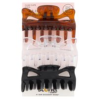 Conair Scünci Claw Clips, 3 count