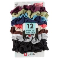 Scünci Scrunchies Value Pack, 12 count