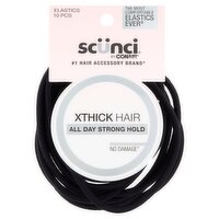 Conair Scünci No Damage Elastics, 10 count