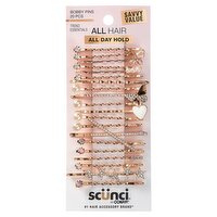 Conair Scünci Bobby Pins, 20 count