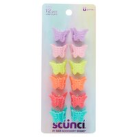 scünci Jaw Clips, 12 count