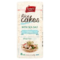 Lieber's Thin Rice Cakes with Sea Salt, 18 count, 3.1 oz