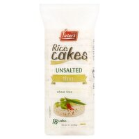 Lieber's Unsalted Thin Rice Cakes, 18 count, 3.1 oz