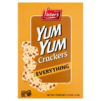 Lieber's Yum Yum Everything Crackers, 4.15 oz